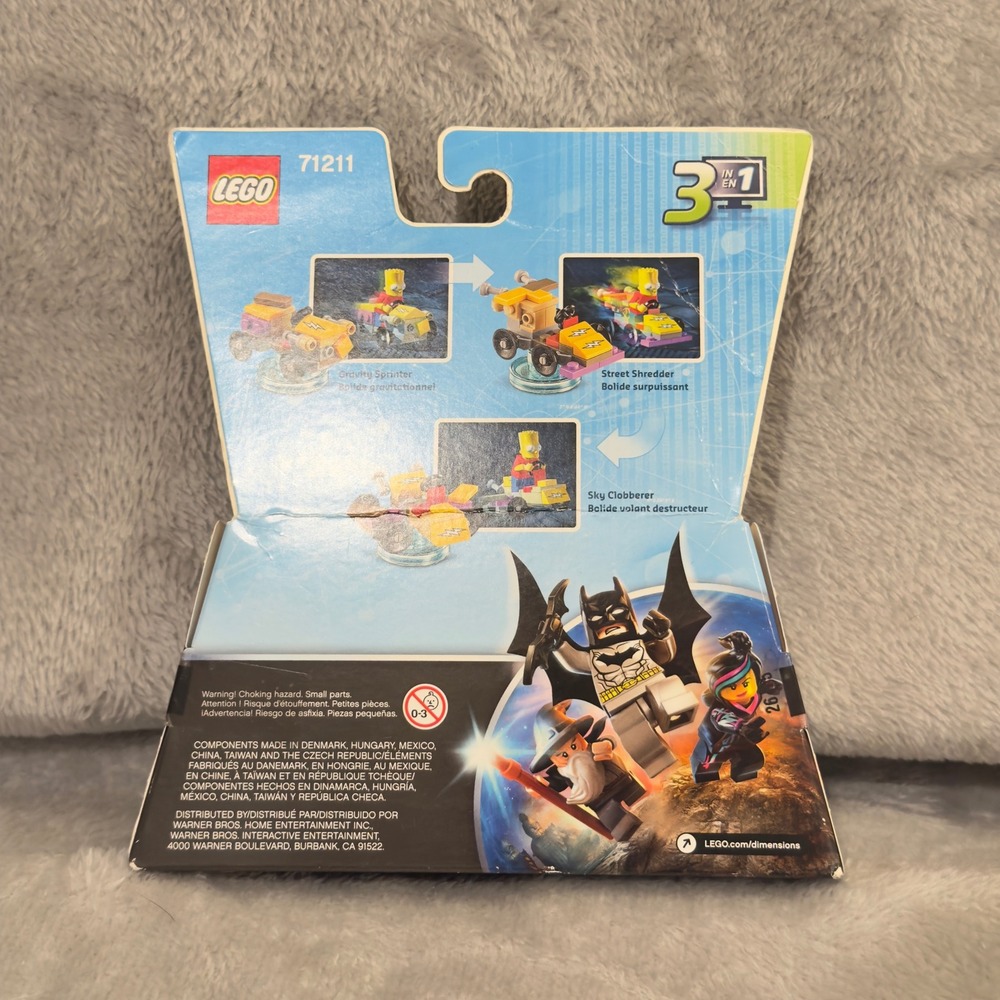 LEGO Dimensions Simpsons Bart Fun Pack 71211 Gravity Sprinter 34 Pc New Sealed - Picture 7 of 7